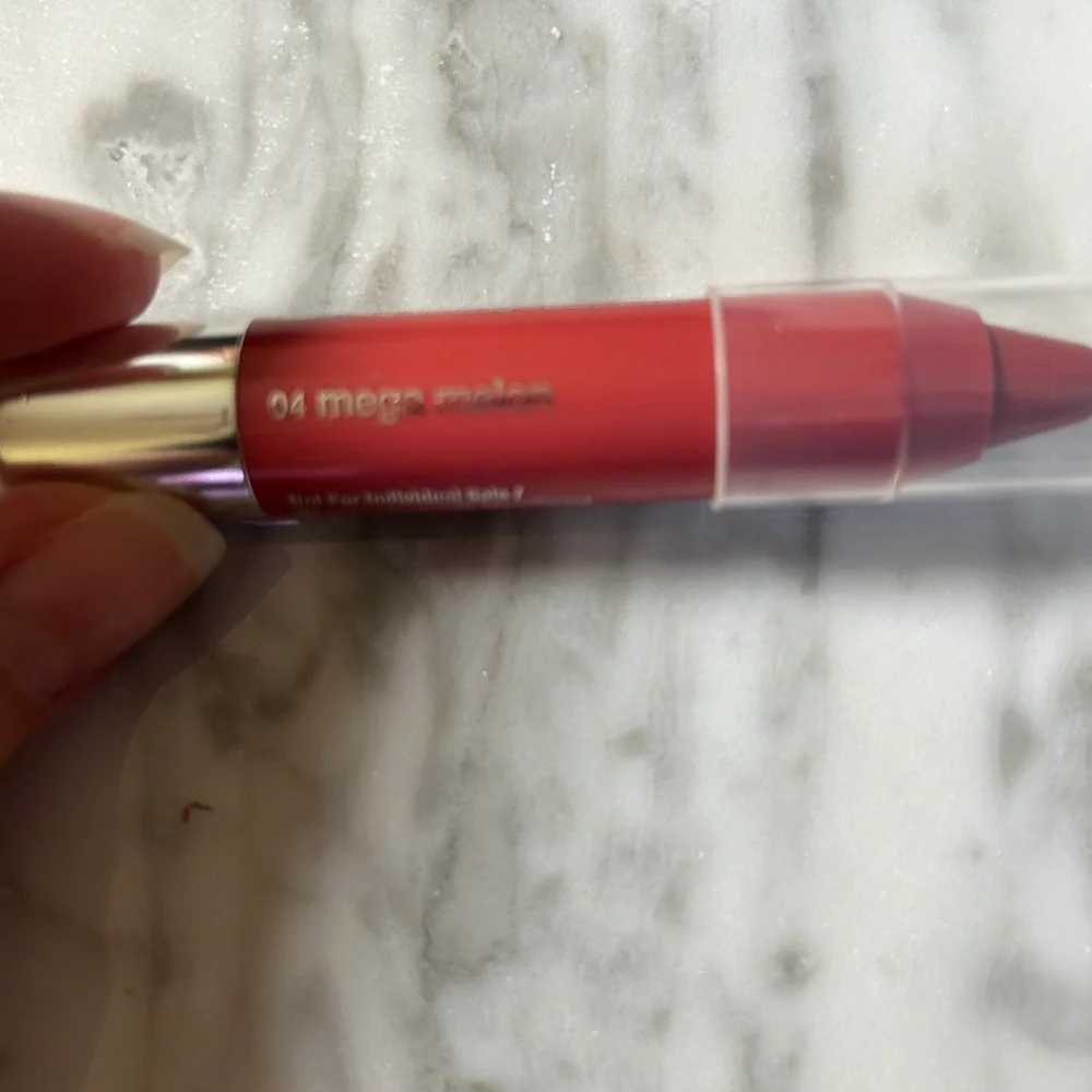 NEW Clinique Makeup Bag Set by Donald All About Shadow Duo Like Mink Chubby Lip